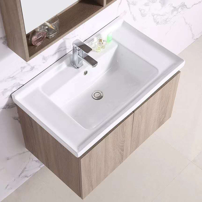 De weerspiegelde Stevige Houten Muur Hung Vanity Units van Badkamerskabinetten