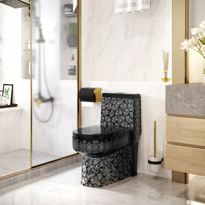 Vloer - opgezette 3L 6L van het de Hoogtetoilet van het 1 Stukcomfort Super de Wervelingsvloed