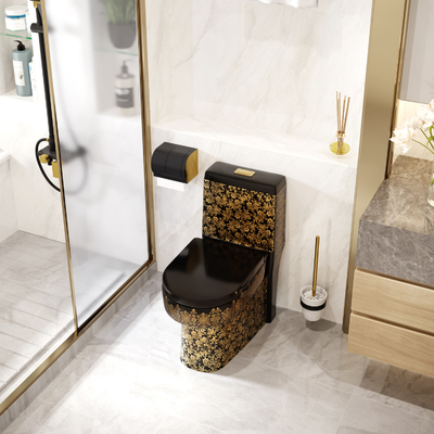 Vloer - opgezette 3L 6L van het de Hoogtetoilet van het 1 Stukcomfort Super de Wervelingsvloed