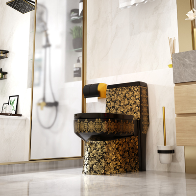 Vloer - opgezette 3L 6L van het de Hoogtetoilet van het 1 Stukcomfort Super de Wervelingsvloed