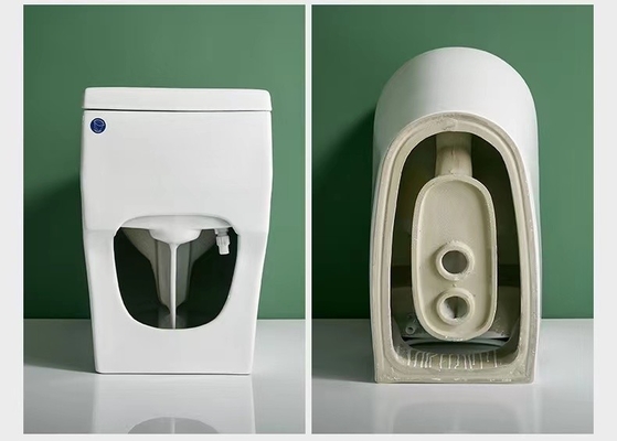 De ééndelige Dubbele Gelijke Sanitaire Vloer van het Warentoilet - opgezet 3D Ontwerp