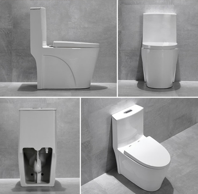 Volledig Verglaasd Spoelend Sanitair Warentoilet de Hoogte van het 1 Stukcomfort
