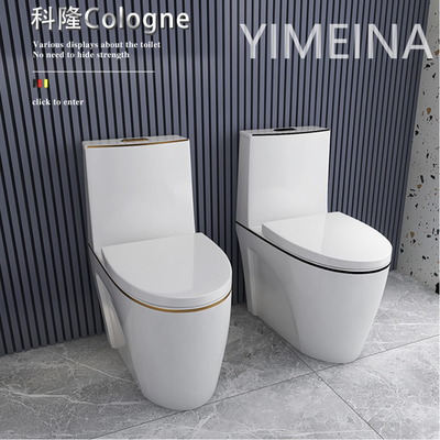 Volledig Verglaasd Spoelend Sanitair Warentoilet de Hoogte van het 1 Stukcomfort