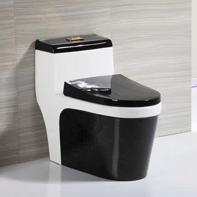 Het sanitaire Moderne Ééndelige Toilet Rode Groenachtig blauwe Colore van 3L 6L Siphonic