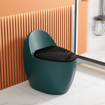 Groene Ei Gevormde s-Val ADA Comfort Height Toilet Siphon Jet Flushing