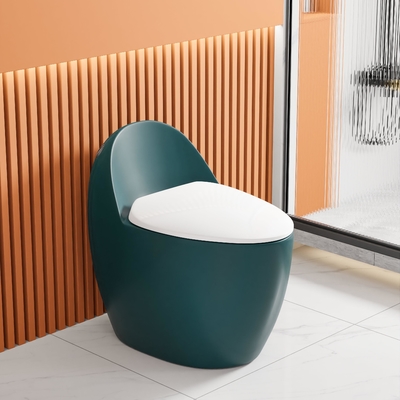 Groene Ei Gevormde s-Val ADA Comfort Height Toilet Siphon Jet Flushing