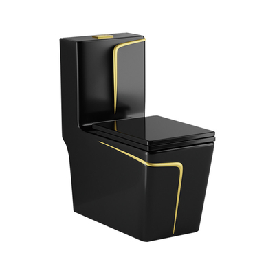 Glanzende Glans van het de Ladenkasttoilet van de 1 Stukluxe de Mengeling Pit Spacing 220mm