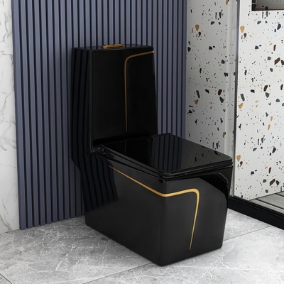 Glanzende Glans van het de Ladenkasttoilet van de 1 Stukluxe de Mengeling Pit Spacing 220mm