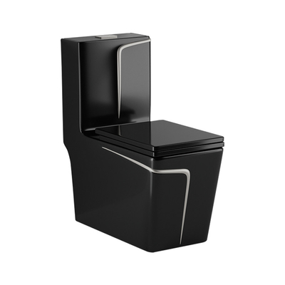 Glanzende Glans van het de Ladenkasttoilet van de 1 Stukluxe de Mengeling Pit Spacing 220mm