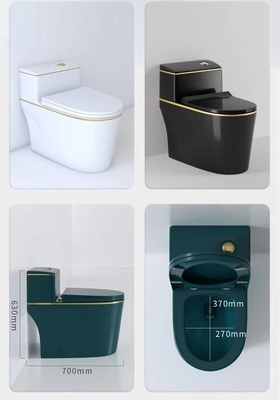 Ceramische Ééndelige Siphonic-de Besparingstank van het Toilet Kleurrijke Water