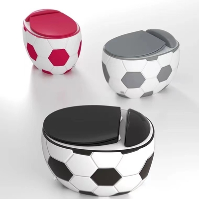 3D Voetbal kijkt Ontwerp Zonder water van de het Toiletdoos van Siphonic het Ééndelige