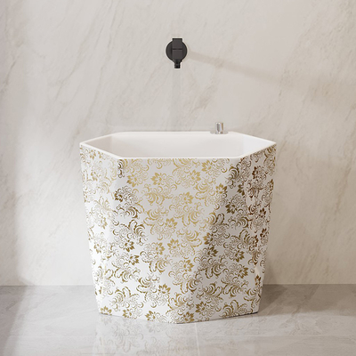 Gootsteen Klein Countertop Opgezet Type van de huishouden Rechthoekig Ceramisch Zwabber
