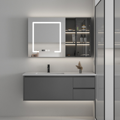 Het hoge van het Meubilairijdelheid van de Hardheidsbadkamers Stevige Houten Materiaal