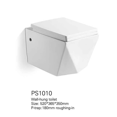 Het ceramische Closestool-Toilet van WC van Hung Toilet Sanitary Ware van de Badkamersmuur