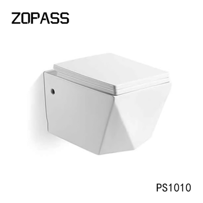 Het ceramische Closestool-Toilet van WC van Hung Toilet Sanitary Ware van de Badkamersmuur