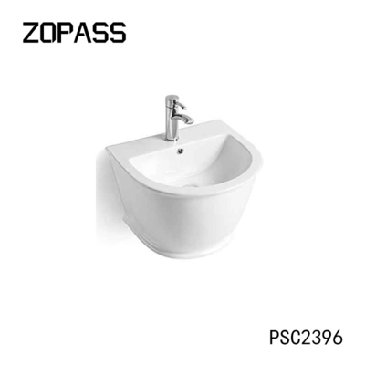 De Chinese Ijdelheid Mini Washing Cheap Ceramic Wall Hung Basin van de Fabrikanten Stevige Oppervlakte
