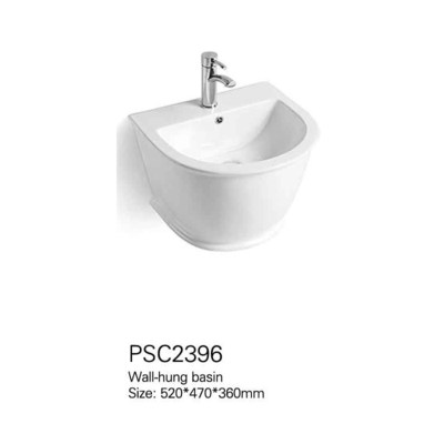 De Chinese Ijdelheid Mini Washing Cheap Ceramic Wall Hung Basin van de Fabrikanten Stevige Oppervlakte