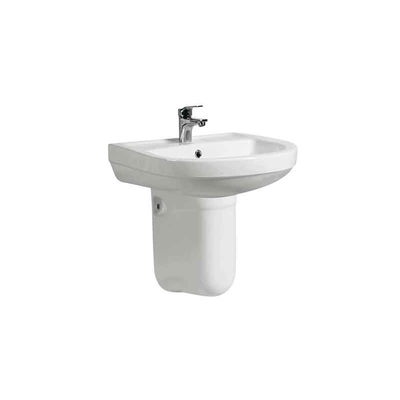 Het Porseleinbassin van Hung Pedestal Sinks Hand Painted van de badkamersmuur voor het Bassin van de Handwas