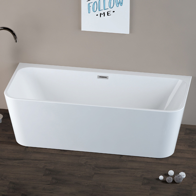 De witte Acryl van de Free Standing Bathtubs SPA Massage Draaikolklucht