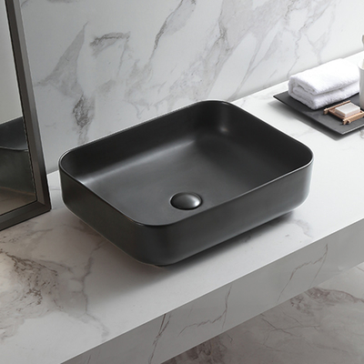 Rechthoekig Sanitair Countertop van het Warenbassin Ceramisch Wasbassin
