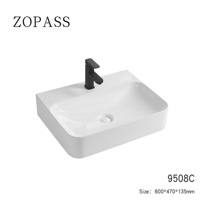 Countertop zette Sanitair Warenbassin voor de Badkamers van het Hotelhuis op