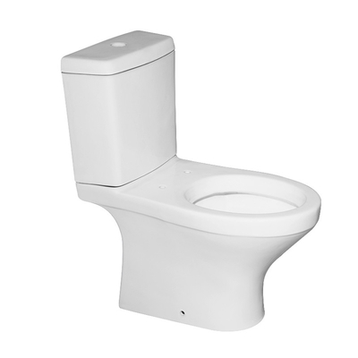 Washdown Vloer - opgezette Tweedelige Toiletten 3D Modelgraphic desgin