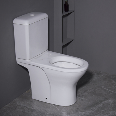Vierkante Vorm Dubbele Gelijke Vloer - opgezette Toilet Tweedelige Sanitaire Waren