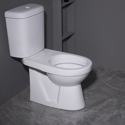 Witte Washdown Dichte Gekoppelde Tweedelige de Val Dubbele Vloed van Toilettenwc S