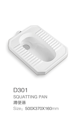 OEM ODM Ceramisch Hurkend Pan Eco Friendly Bathroom Furnitures