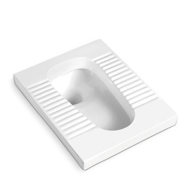 485X370X230mm Ceramisch Hurkend Pan Convenient Gravity Flushing