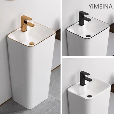 Het sanitaire Ontwerp van het de Gootsteen Moderne Witgoud van het Waren9l Freestanding Bassin