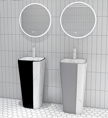 het rechthoekige Sanitaire Voetstuk van het Warenbassin voor het Huis van het Badkamershotel