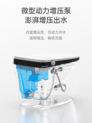Sifon die Slimme Toilet Ééndelige Intelligente Zelfwas spoelen