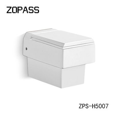 Witte p-Val Randloze Muur Hung Toilet Bowl One Piece met Bidet