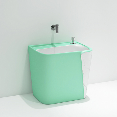 Enige van het de Gootsteen Kleurrijke Toilet van de Gaten Ceramische Zwabber Diepe de Hoogtebassins